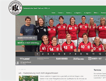 Tablet Screenshot of handball-hsc.de